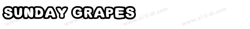 Sunday Grapes字体字体转换